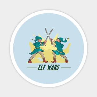 Elf Wars Magnet